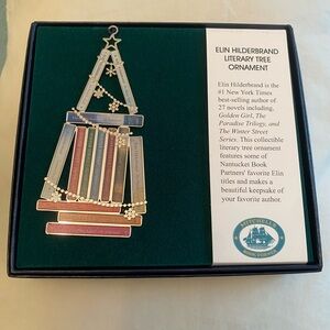 Elin Hiderbrand Literary Tree Christmas Ornament